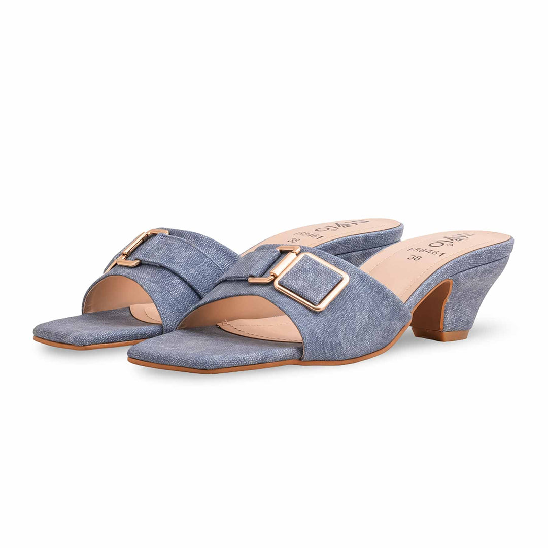 Blue Formal Slipper For Women FR8461