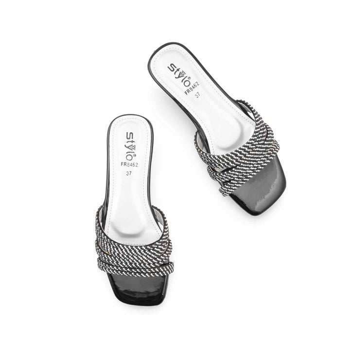 Black Formal Slipper For Women FR8462