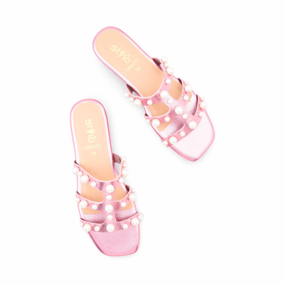 Pink Formal Slipper For Women FR8472