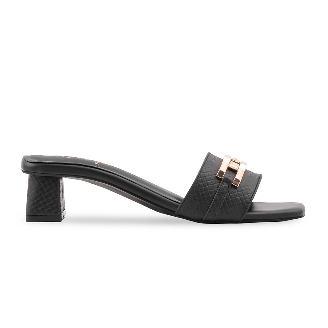 Black Formal Slipper For Women FR8479