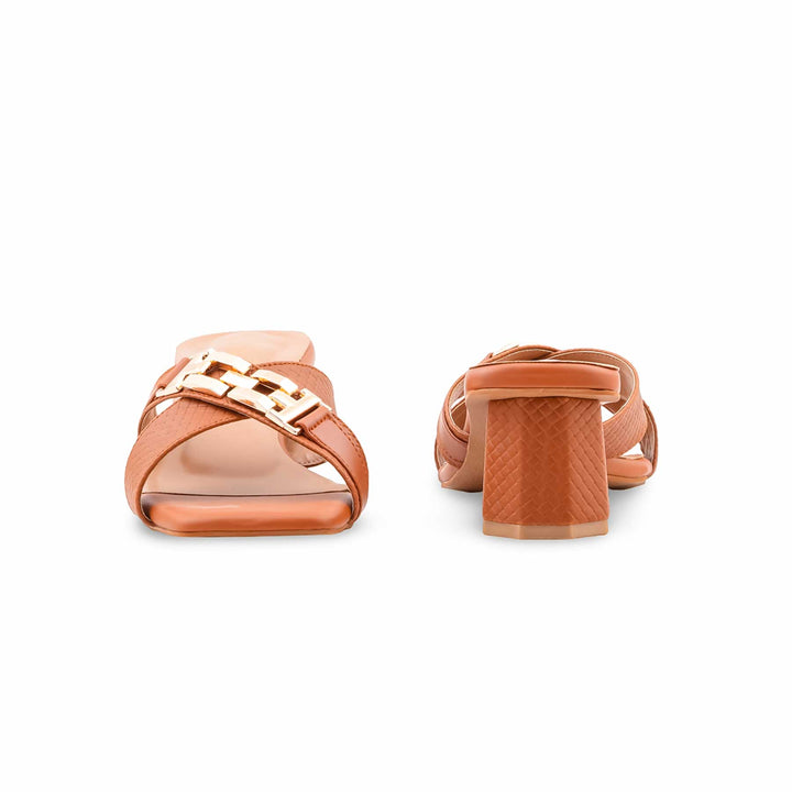 Mustard Formal Slipper For Women FR8480