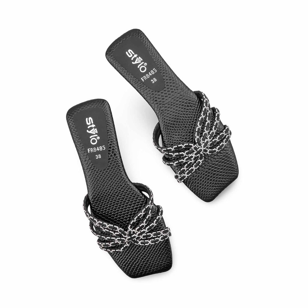 Black Formal Slipper For Women FR8485