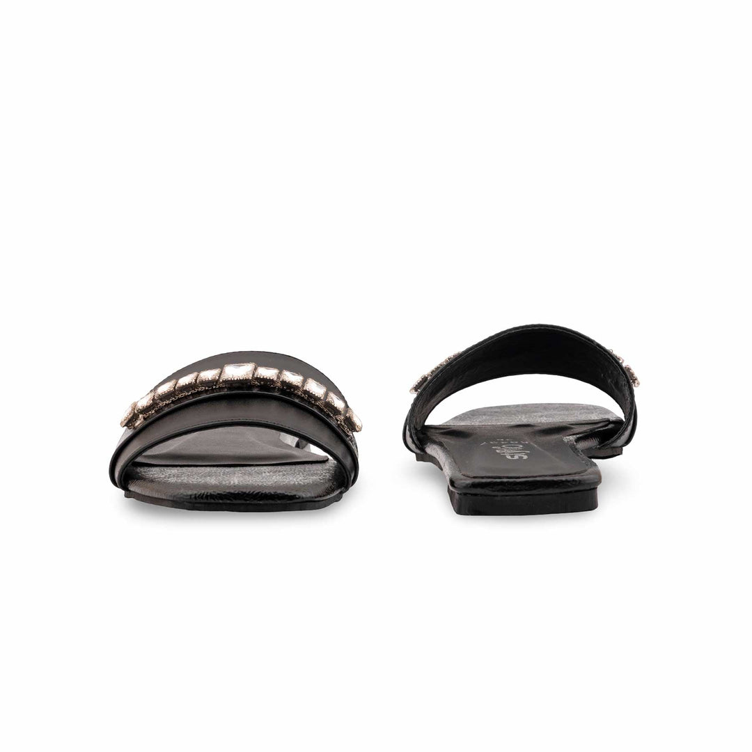 Black Formal Slipper For Women FR8487