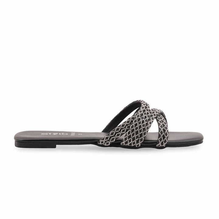 Black Formal Slipper For Women FR8488