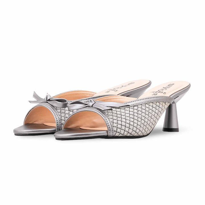 Grey Formal Slipper For Women FR8495