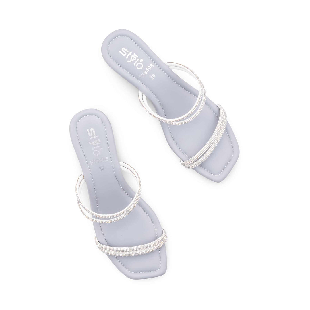 Grey Formal Slipper For Ladies FR8498