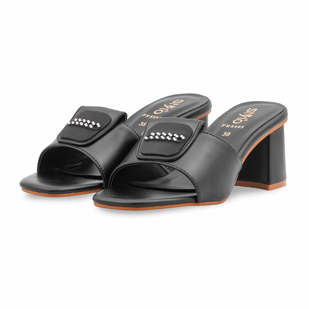 Black Formal Women Slipper FR8501