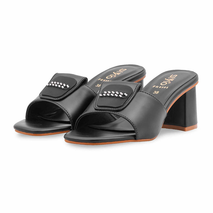 Black Formal Women Slipper FR8501