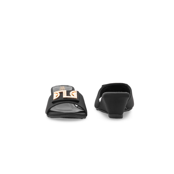 Black Formal Slipper For Ladies FR8504