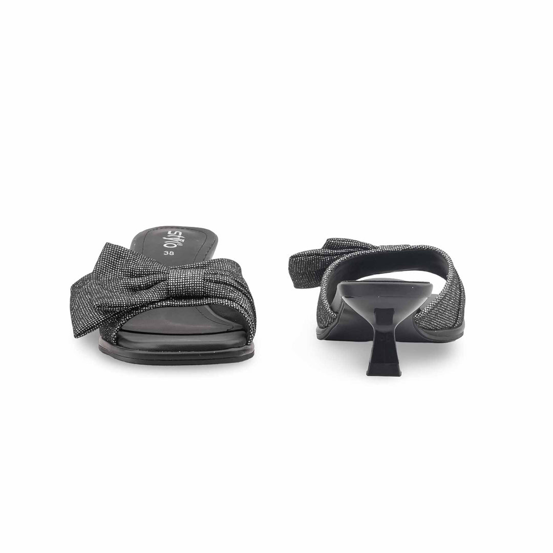 Black Formal Slipper For Women FR8505