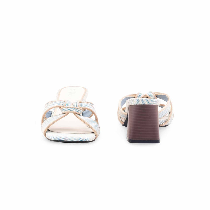 Sky Blue Formal Slipper For Women FR8507