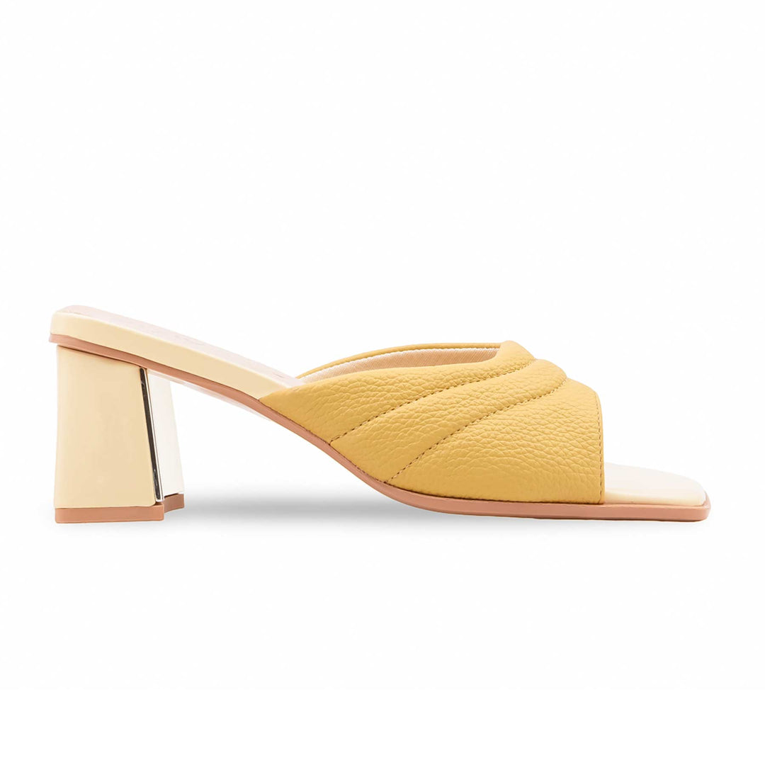 Yellow Formal Slipper For Women FR8510