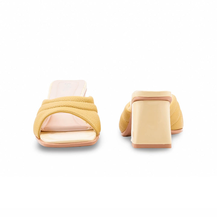 Yellow Formal Slipper For Women FR8510