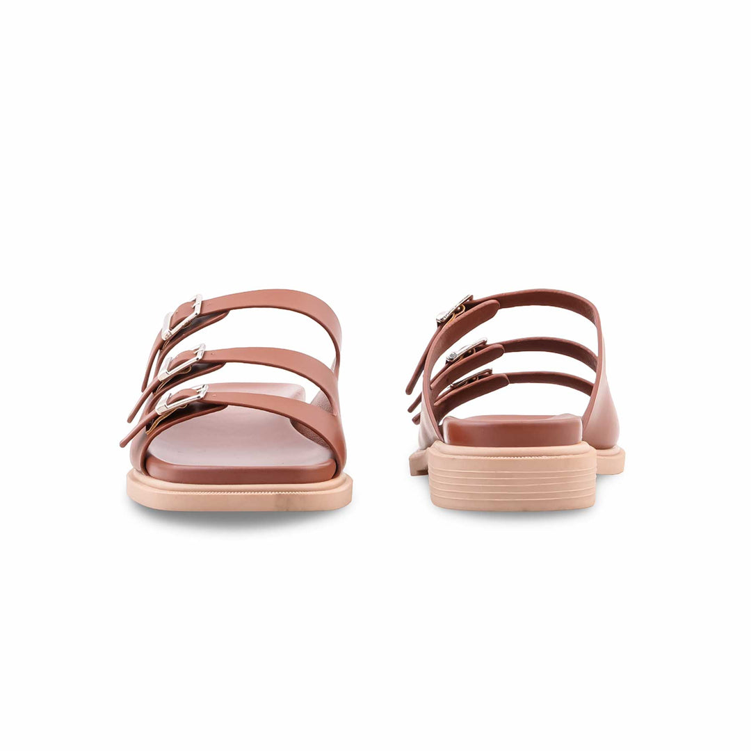 Brown Formal Slipper For Women FR8513