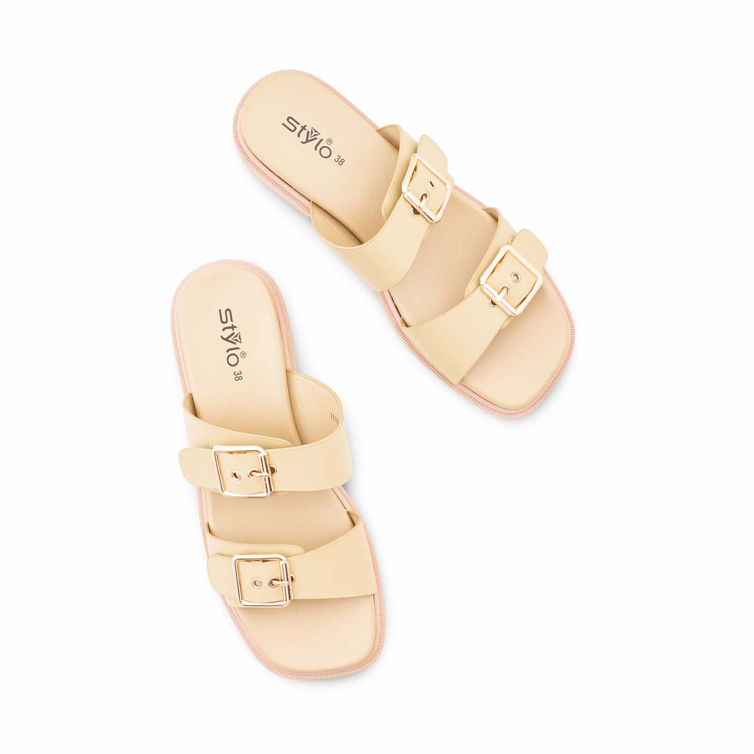 Mustard Formal Slipper For Women FR8514