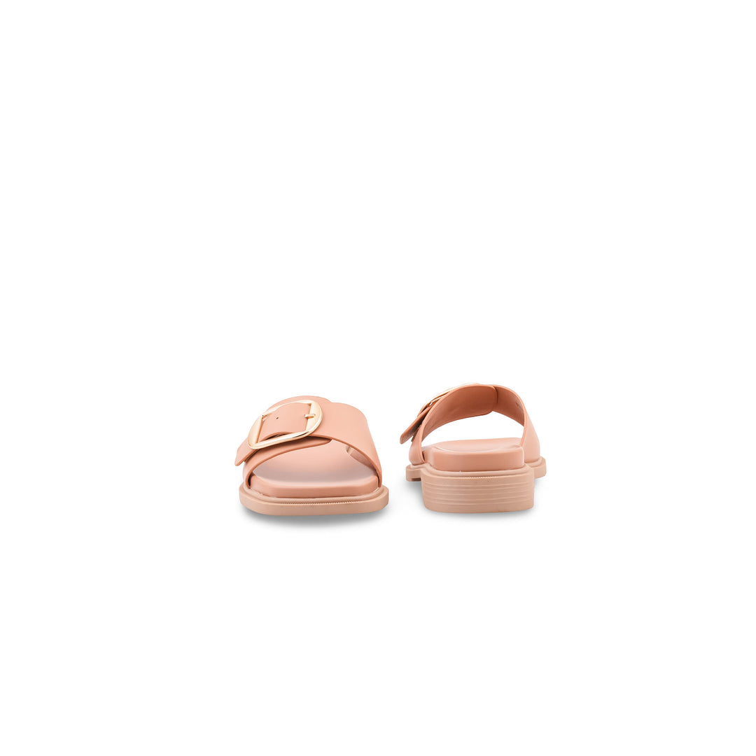 Peach Formal Slipper For Women FR8515