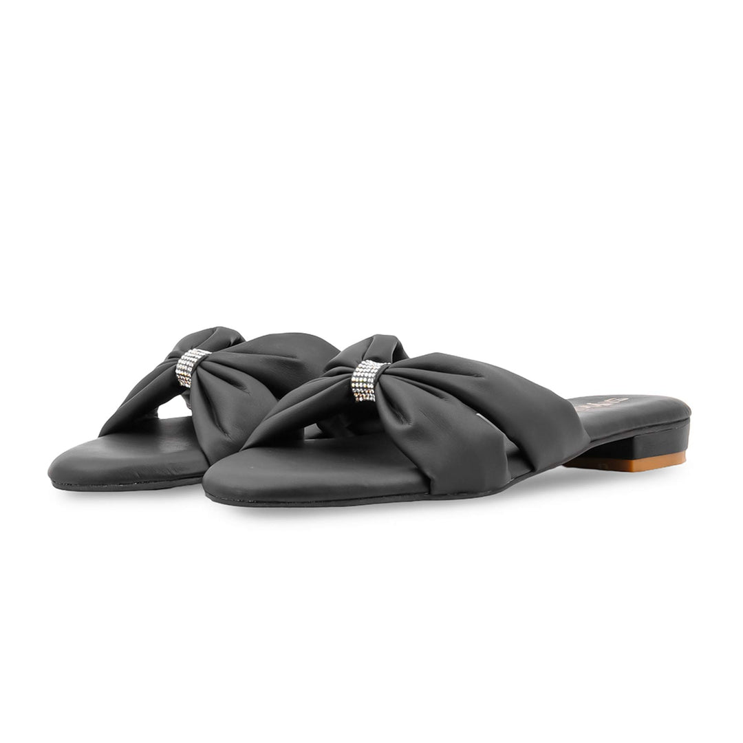 Black Formal Slipper For Ladies FR8521