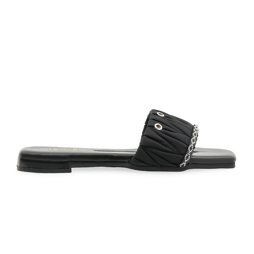 Black Formal Slipper For Women FR8530