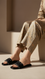Black Formal Slipper For Women FR8530