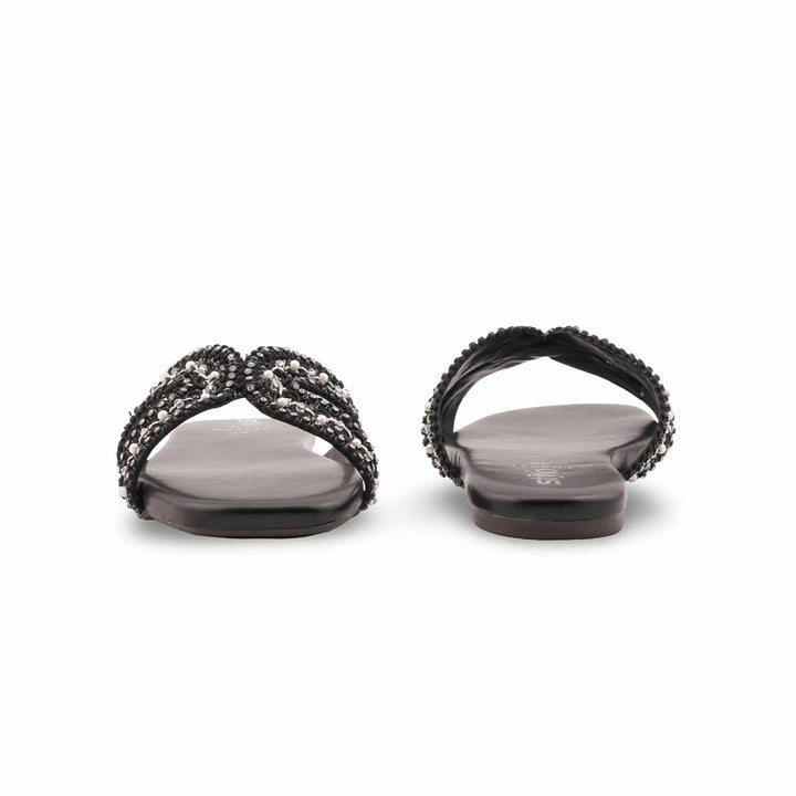 Black Formal Slipper For Ladies FR8531