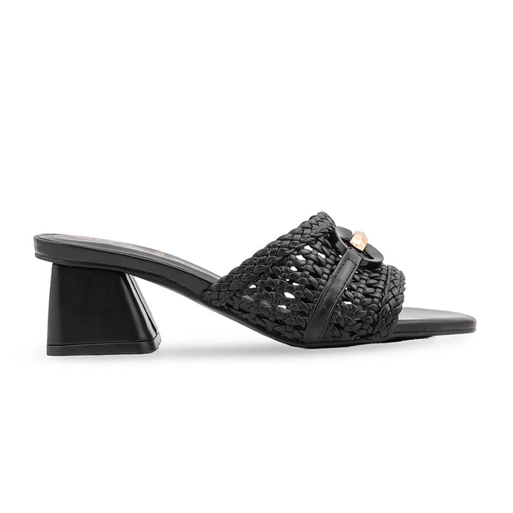 Black Formal Slipper For Women FR8536