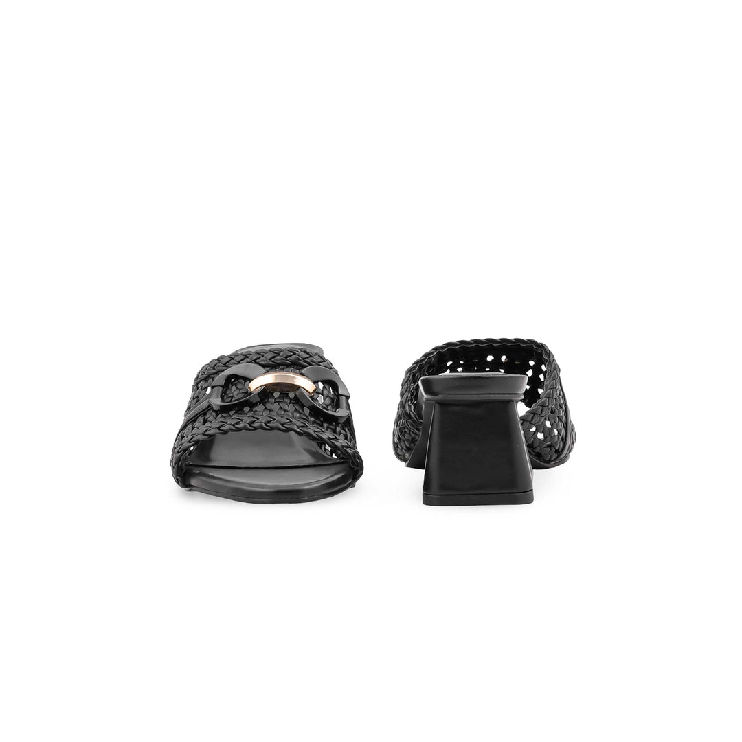 Black Formal Slipper For Women FR8536