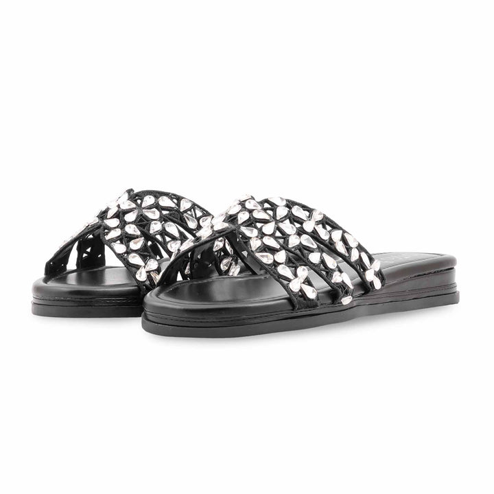 Black Formal Slipper For Women FR8539