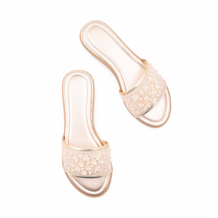Golden Formal Slipper For Women FR8540