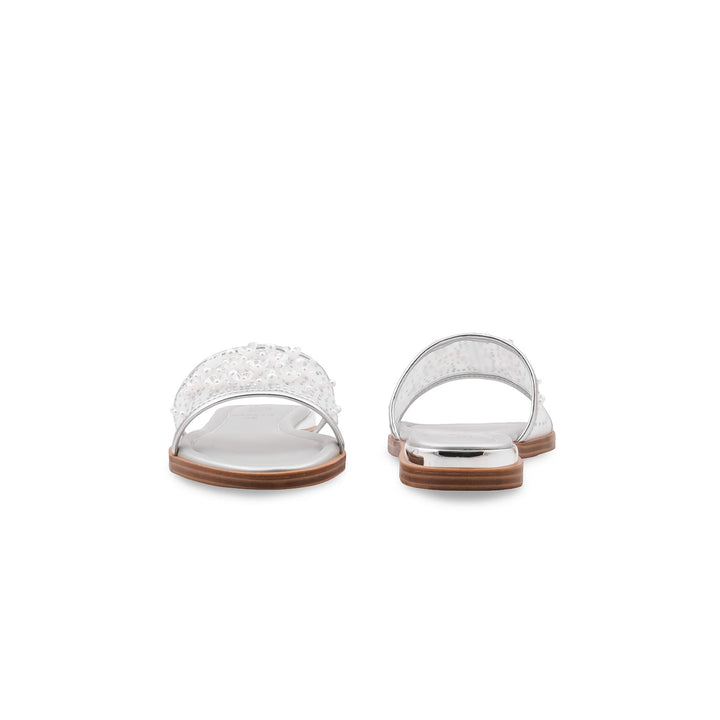 Silver Formal Slipper For Women FR8540