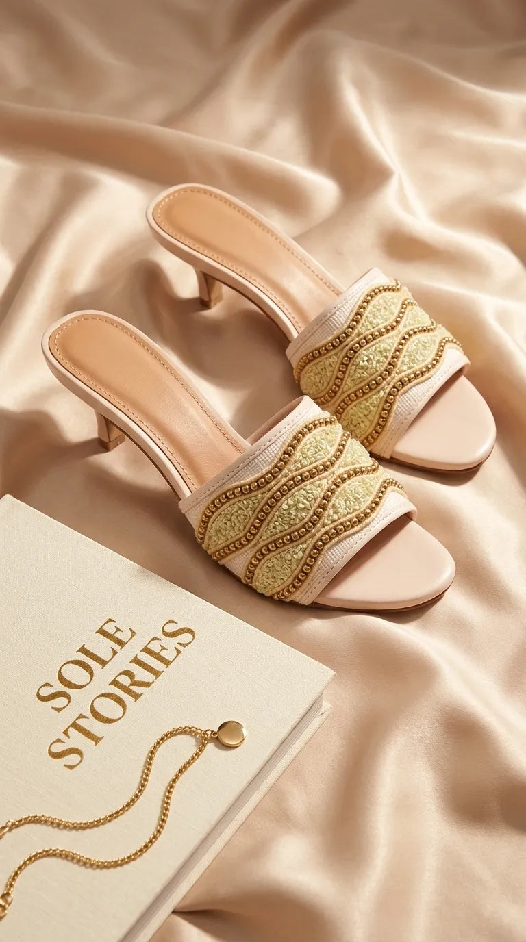 Green Formal Slipper For Women FR8541