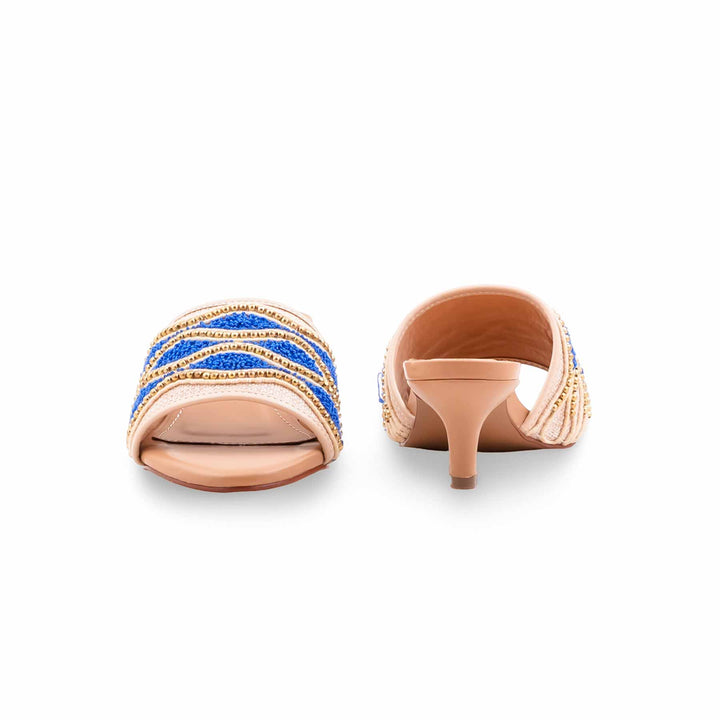 Blue Formal Slipper For Women FR8541