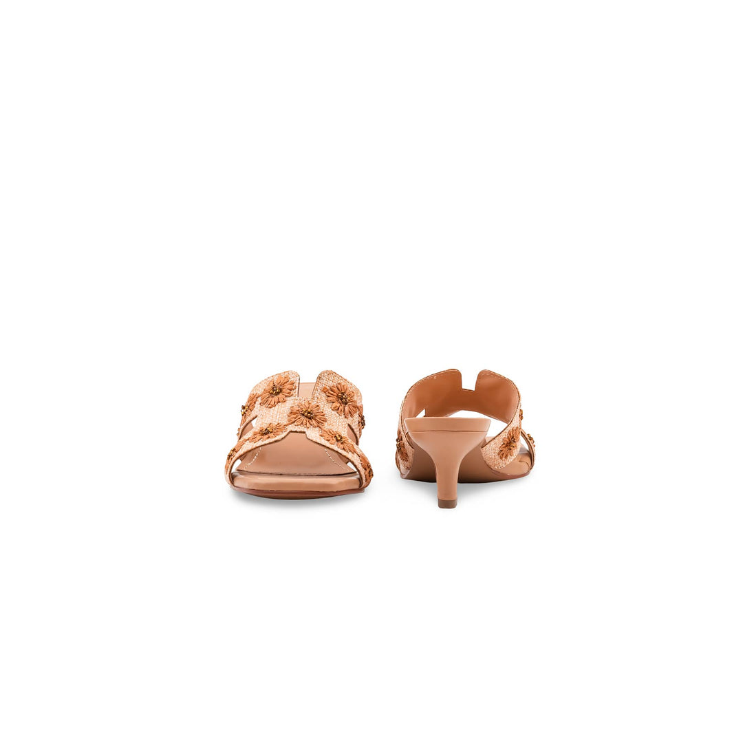 Brown Formal Slipper For Women FR8542