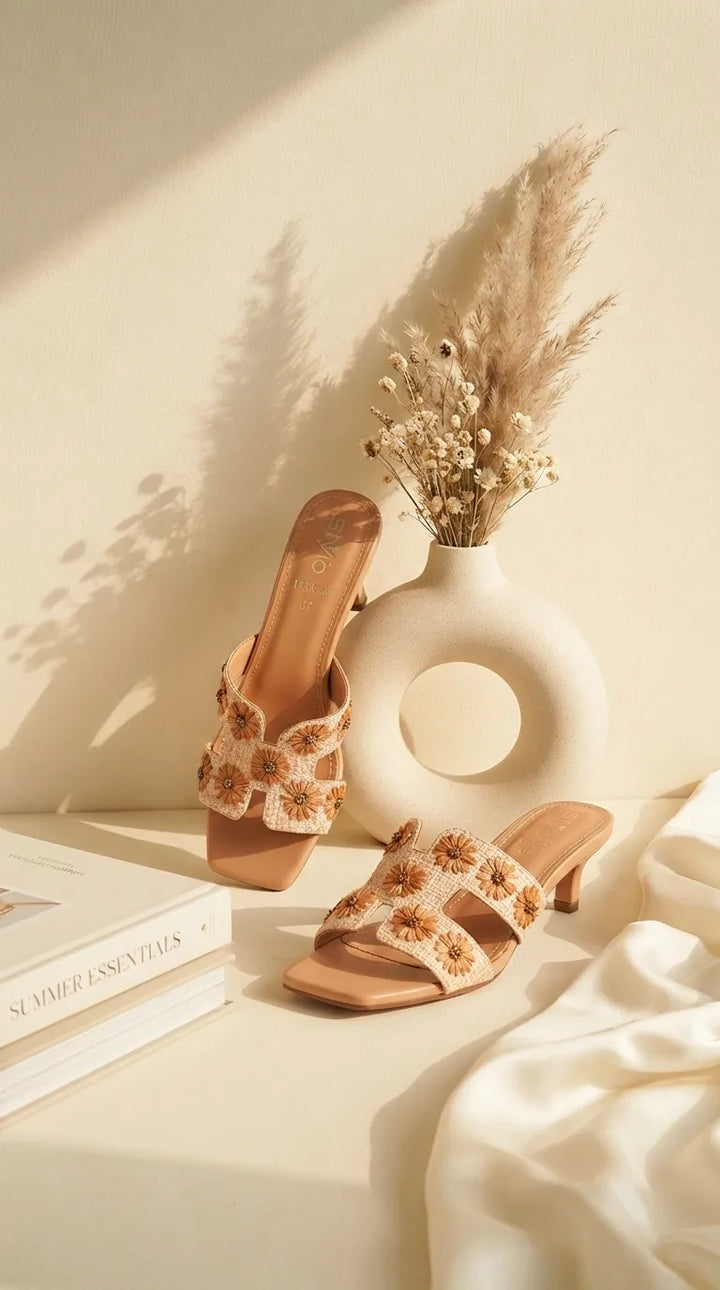 Brown Formal Slipper For Women FR8542