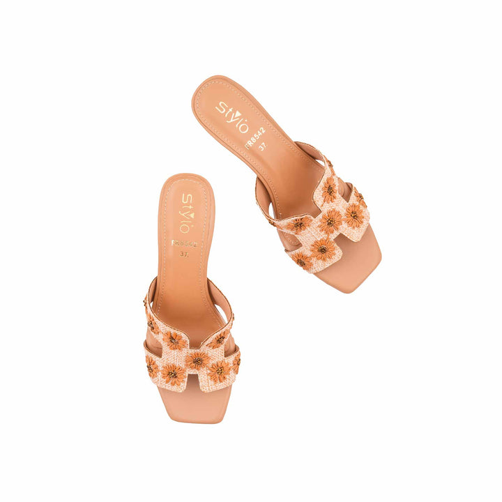 Brown Formal Slipper For Women FR8542