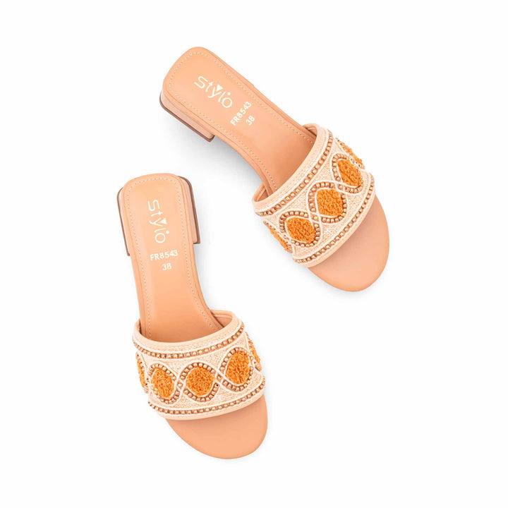Brown Formal Slipper For Women FR8543