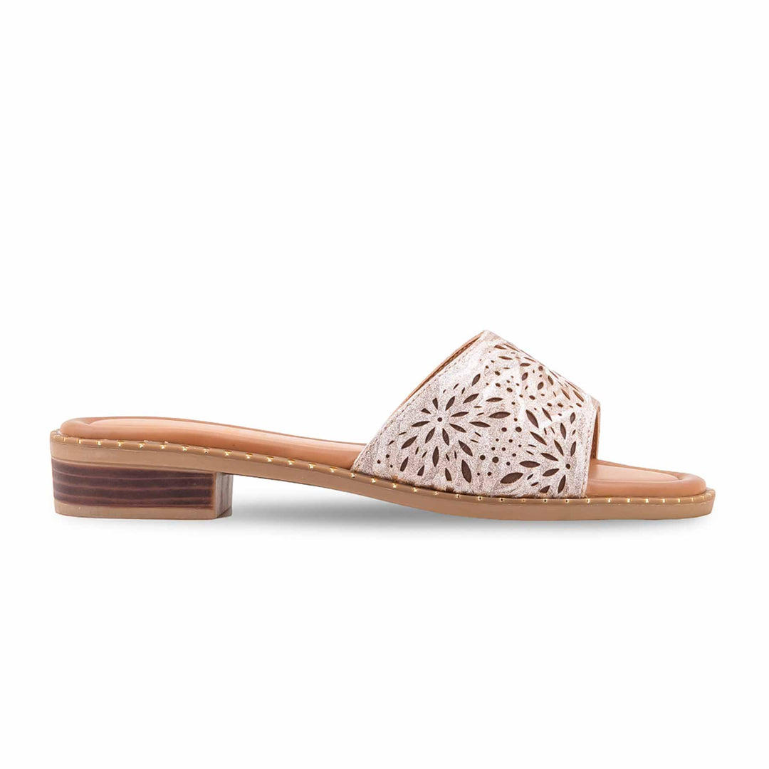 Golden Formal Slipper For Women FR8552