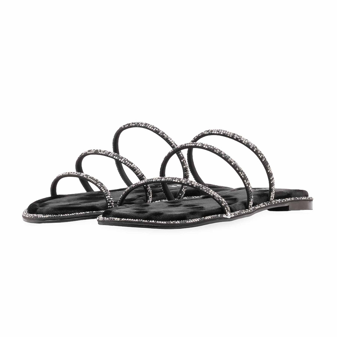 Black Formal Slipper For Women FR8557