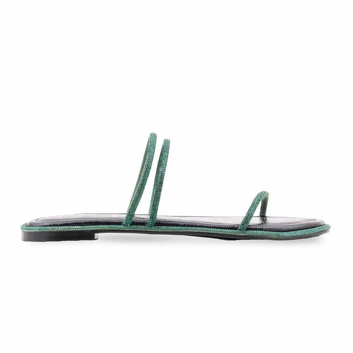 Green Formal Slipper For Women FR8560
