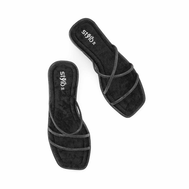 Black Formal Slipper For Women FR8561