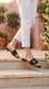 Black Formal Slipper For Ladies FR8562