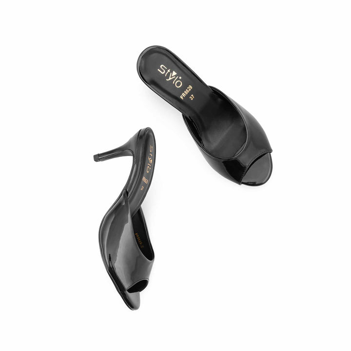 Black Formal Slipper For Women FR8629