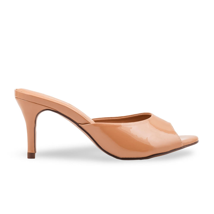 Beige Formal Slipper For Women FR8629