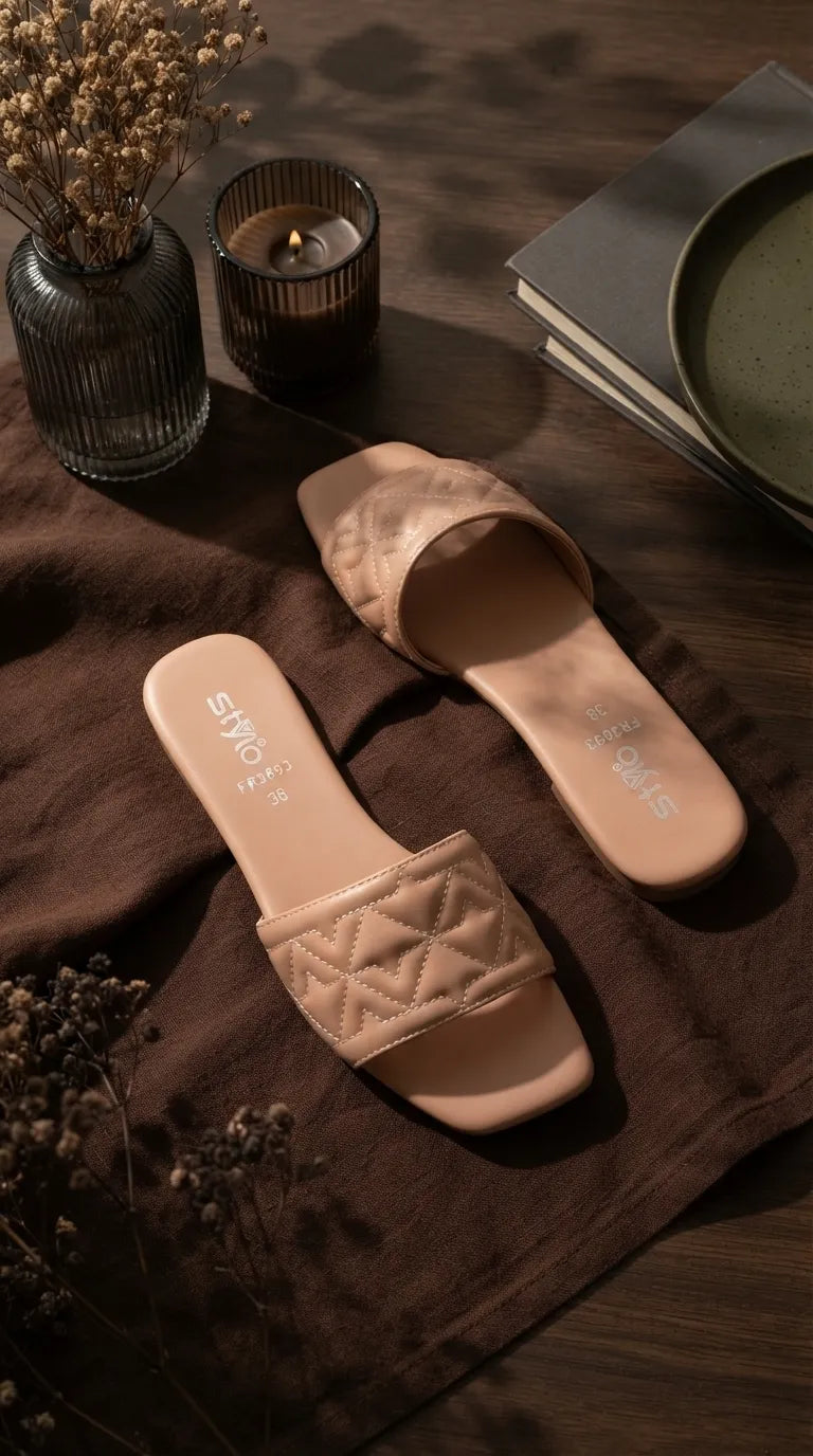 Pink Formal Slipper For Women FR8693