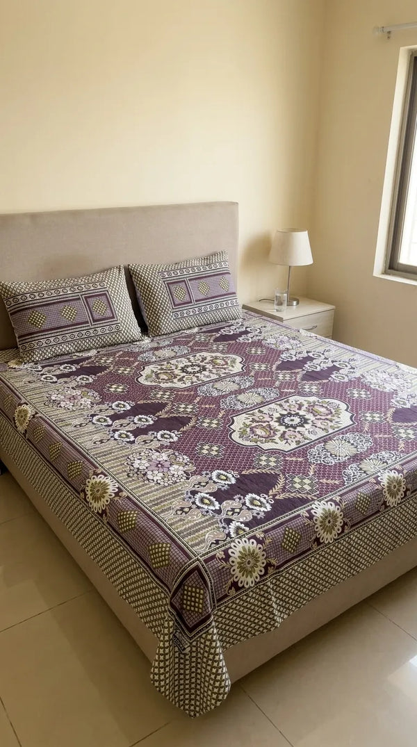 Double Bed Bedsheet HT100666