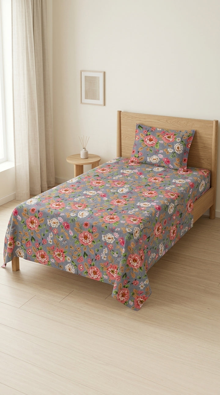 Crystal Cotton Double Bed Sheet HT110807