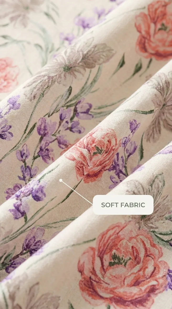 Stylo Single Bed Sheet Purple HT109466