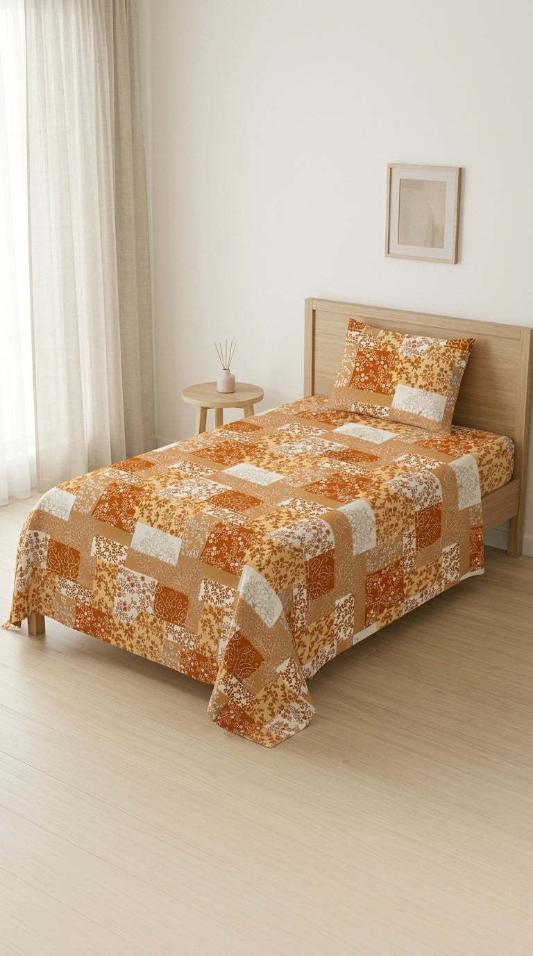 Crystal Cotton Double Bed Sheet HT110807