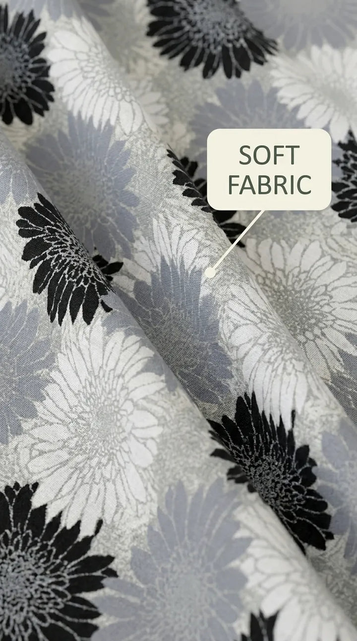 Stylo Single Bed Sheet Grey HT110107