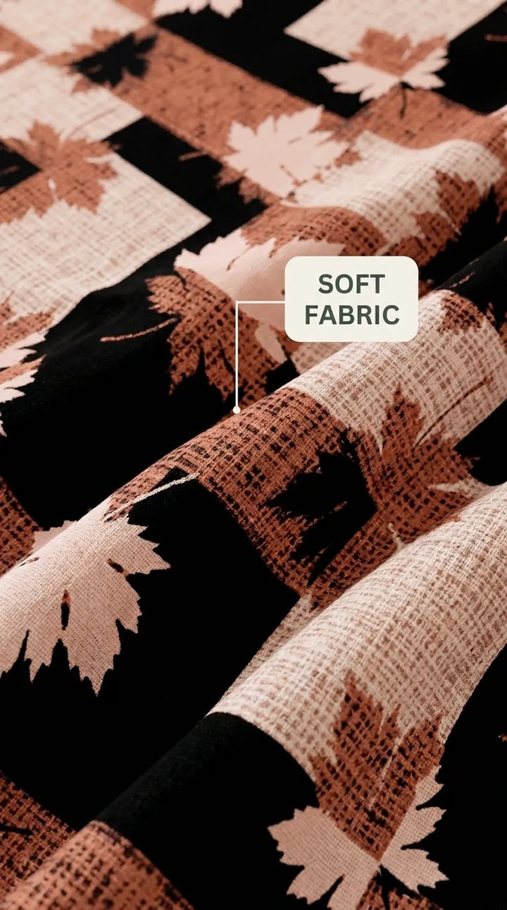 Stylo Single Bed Sheet Brown HT110302