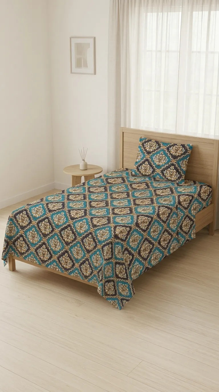 Stylo Single Bed Sheet Ferozy HT110417
